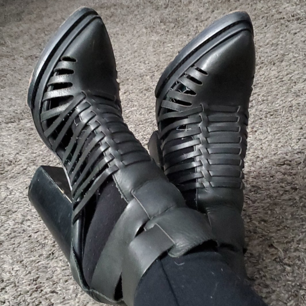 Jeffrey Campbell Ibiza last heeled sandals